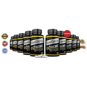 (10 Pack) Sizegenix Men's Health Supplement 1484mg 600 Capsules