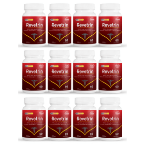 12 Pack Revetrin Total Body Renewal Anti-Aging Antioxidant Supplement-60 Capsules x12