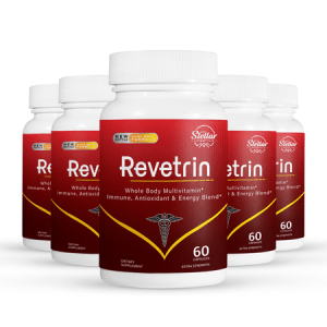 5 Pack Revetrin Total Body Renewal Anti-Aging Antioxidant Supplement-60 Capsules x5