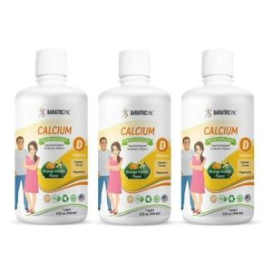 BariatricPal Liquid Advanced Calcium and Magnesium Supplement (Orange Vanilla Flavor) Size: 3-Pack