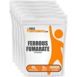 BulkSupplements.com Ferrous Fumarate Supplement (5 Kilograms - 11 lbs)