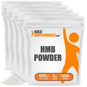 BulkSupplements.com HMB Powder - Fasting Supplement - Butyrate Supplement - Muscle Building Supplements (5 Kilograms)