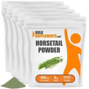 BulkSupplements.com Horsetail Extract Powder - Silica Supplements - Hair Growth Supplement - Nails Supplement - Herbal Diuretics (5 Kilograms)