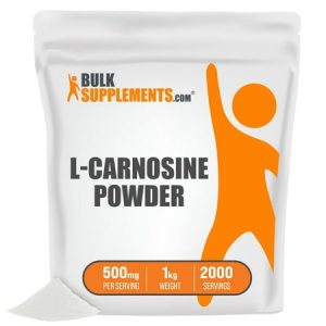 BulkSupplements.com L-Carnosine Powder Eye Supplement Vegetarian - Vegetarian Supplement - Blood Sugar Support (1 Kilogram)