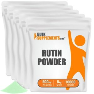 BulkSupplements.com Rutin Powder 500mg - Powerful Brain Supplement (5 Kilograms)
