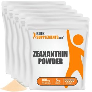 BulkSupplements.com Zeaxanthin 5% Powder - Antioxidants Supplement - Eye Vitamins for Vision - Eye Supplements - Eye Vitamin (1 Kilogram)