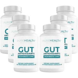 Gut Health Flavonoids Supplements - Flavonoids For Gut Health - Antioxidant Supplement With Berberine Ginger Quercetin - Gut Restore Formula To Balance And Support Digestion - 6 Bottles
