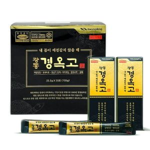 Kyung Ok Ko - [KWANGDONG] Premium Energy Supplement Korean Herbal Supplement for Restoring Vitality & Energy no Caffeine Natural Ingredients Ginseng & Honey Portable (23.5g x 30 Sticks Total)