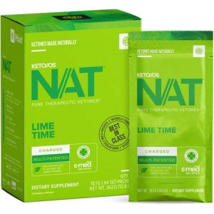 Lime Time Keto Supplements - Charged - Exogenous Ketones - BHB Salts Ketogenic Supplement For Workout Energy For Men And Women (20 Count)