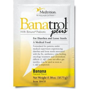 Oral Supplement Banatrol Plus Banana Flavor Individual Packet Powder