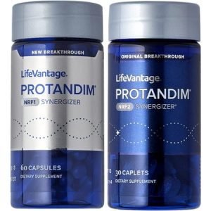 Protandim Dual Synergizer Protandim NRF1 Synergizer (60 Capsules) + Protandim NRF2 Synergizer (30 Caplets) Mitochondrial Supplements & NRF2 Activator Anti Aging Supplement & Mitochondrial Supplement