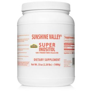 Sunshine Valley Super Inositol Supplement - Vitamin B8 Powder (35oz)