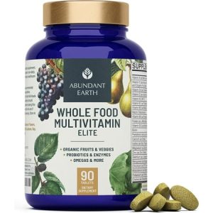 Whole For Women Daily Multi Vitamins Supplements For Men Mens s + B Complex Probiotic Multi Enzyme For Organic Energy Mood Digestion 90Ct-4Pk