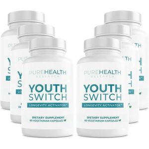 Youth - Aging Supplement With Ashwagandha Extract 600 Mg KSM-66 - Longevity - Telomere Supplements - Disrupt & Reverse Aging 6 Bottles - 360